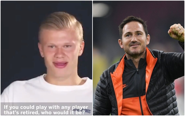 Haaland on desire to play with Lampard as Chelsea links emerge