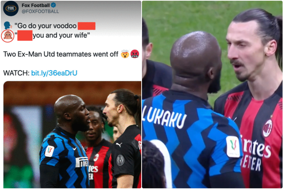 (Photo) Fox Sports Australia use Monkey emoji in Lukaku and Ibrahimovic fight post