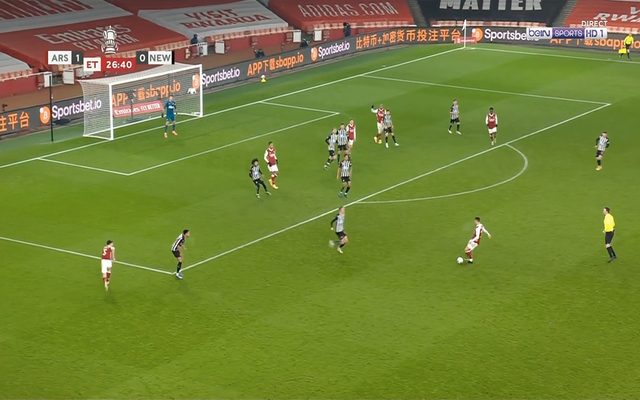 Video - Aubameyang scores for Arsenal vs Newcastle