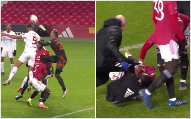 Video - Bailly collision with Henderson vs Watford