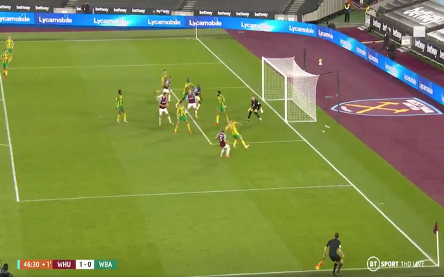 Video - Bowen scores with chest for West Ham vs West Brom