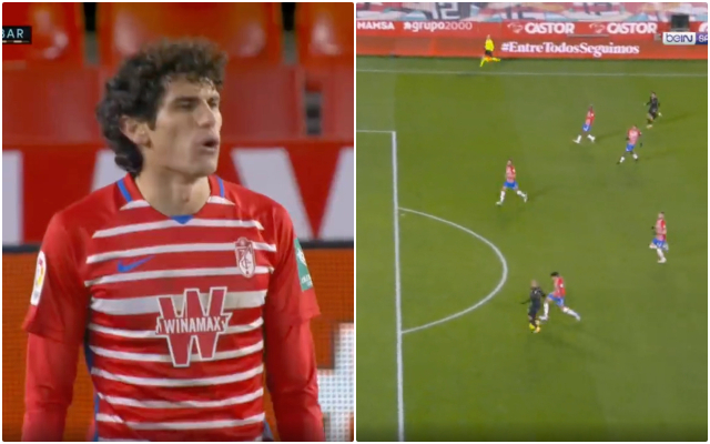 Video - Madrid loanee Vallejo sent off against Barcelona