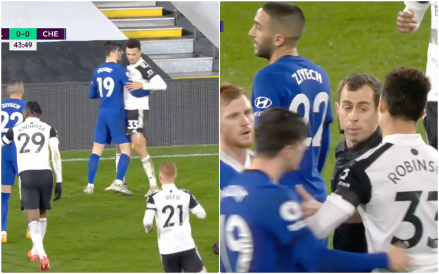 Video - Mount furious with Robinson after red card vs Chelsea