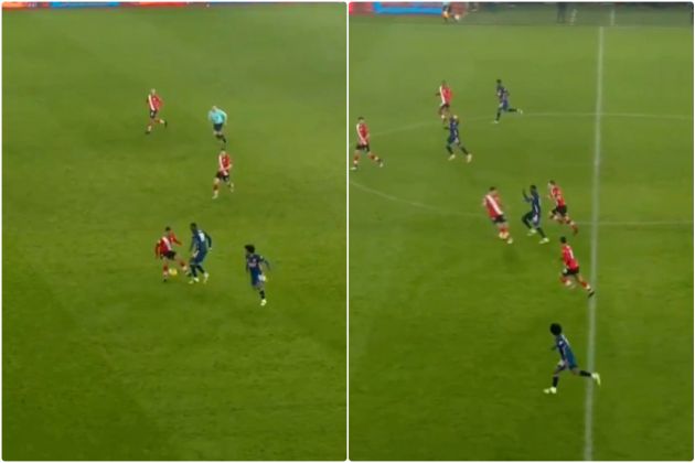 Video - Nicolas Pepe nets two nutmegs in solo run for Arsenal vs Southampton