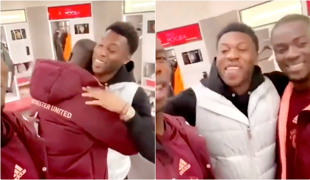 Video - Pogba and Bailly say goodbye to Fosu-Mensah after Man United exit