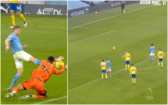 Video - Sterling penalty miss for Man City vs Brighton