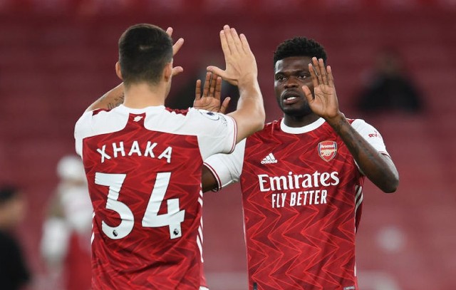 arsenal duo xhaka and partey