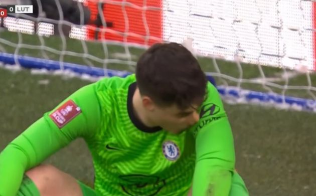 kepa blunder luton