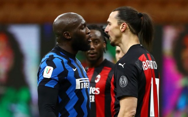 lukaku ibrahimovic milan derby row