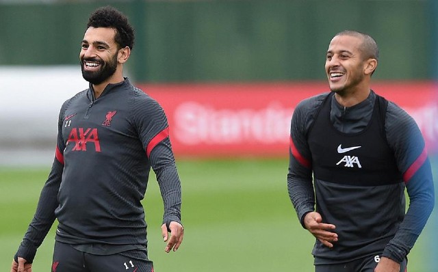 mohamed salah thiago alcantara liverpool
