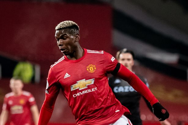 pogba man utd vs villa