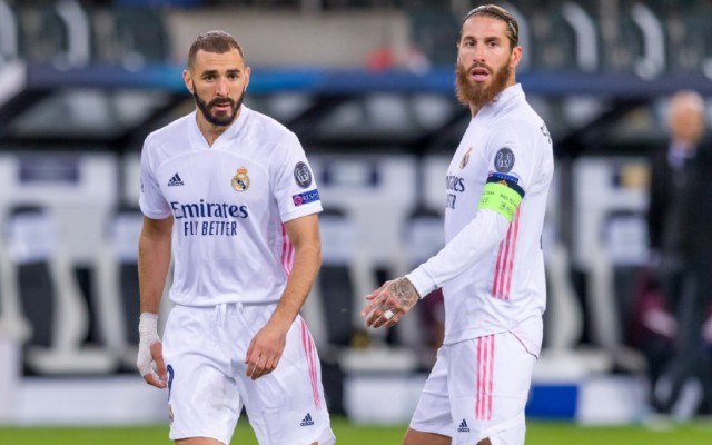 real madrid karim benzema sergio ramos