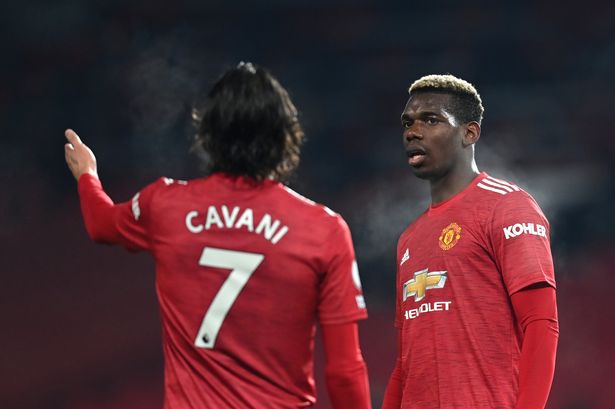 united cavani and pogba