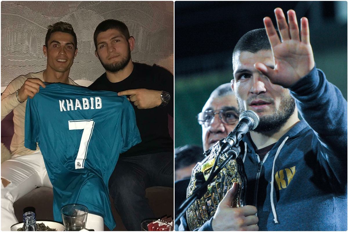 Khabib and Cristiano Ronaldo