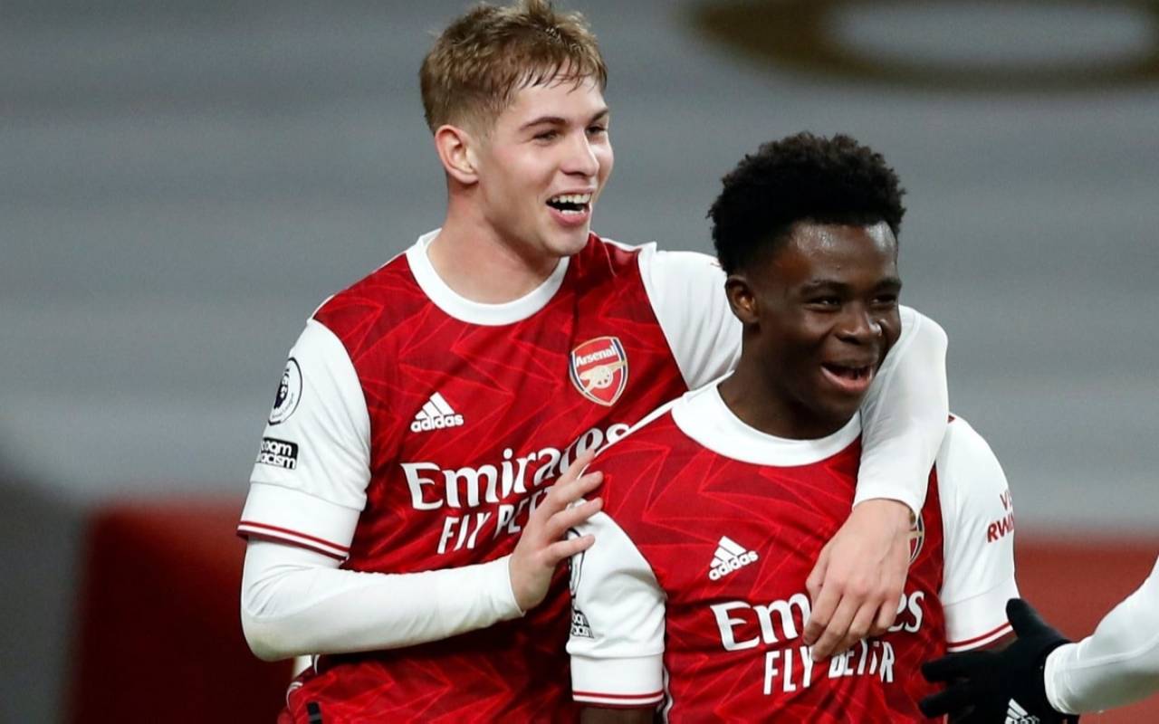 Emile Smith Rowe Bukayo Saka