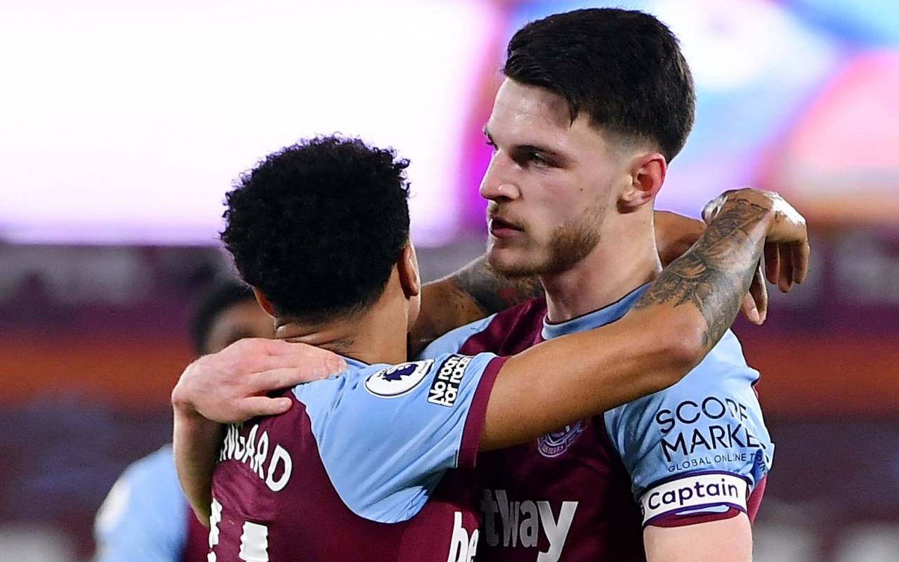 Jesse Lingard Declan Rice