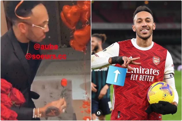 Video - Aubameyang breaks lockdown to get hand tattoo