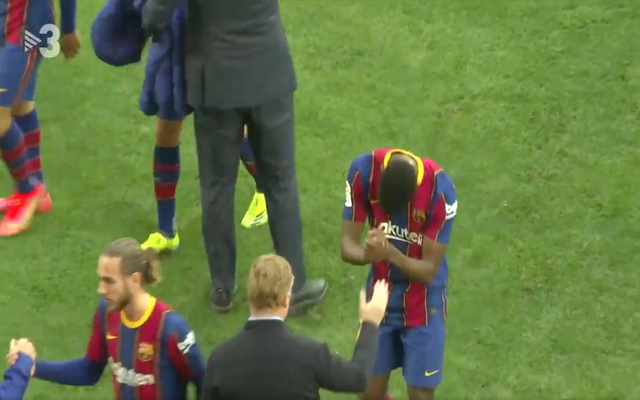 Video - Barcelona starlet Moriba bows to Koeman after Sevilla win in La Liga