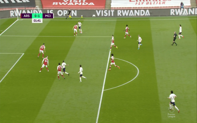 Video - Sterling scores early opener for City against Arsenal
