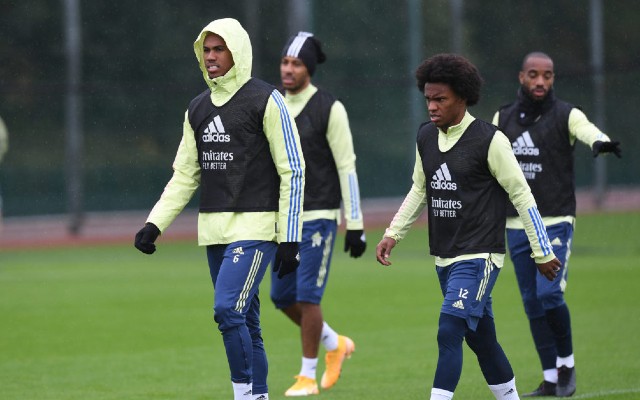 arsenal training gabriel willian