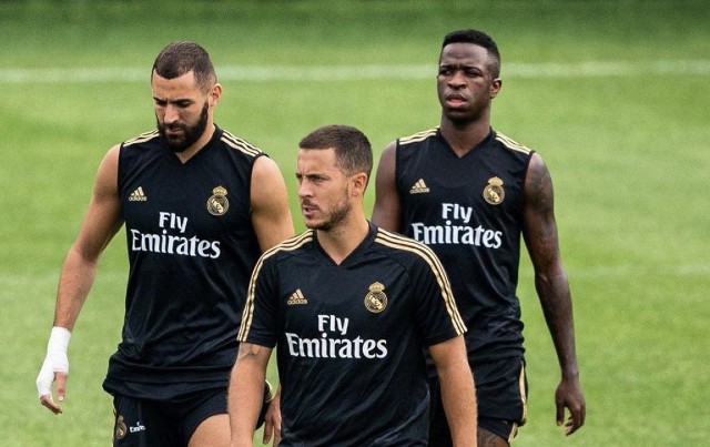 benzema hazard vinicius real madrid
