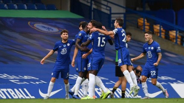 chelsea celebrations girorud pulisic zouma