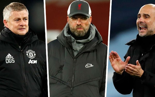 solskjaer and klopp and guardiola