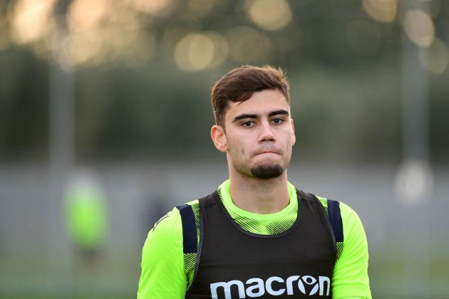Andreas Pereira in training for Lazio