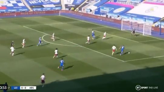 tielemans vs arsenal goal