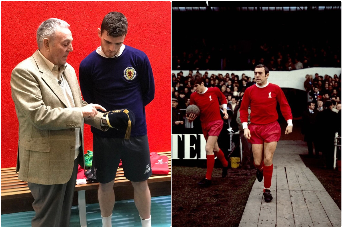 Andy Robertson tribute to Ian St John