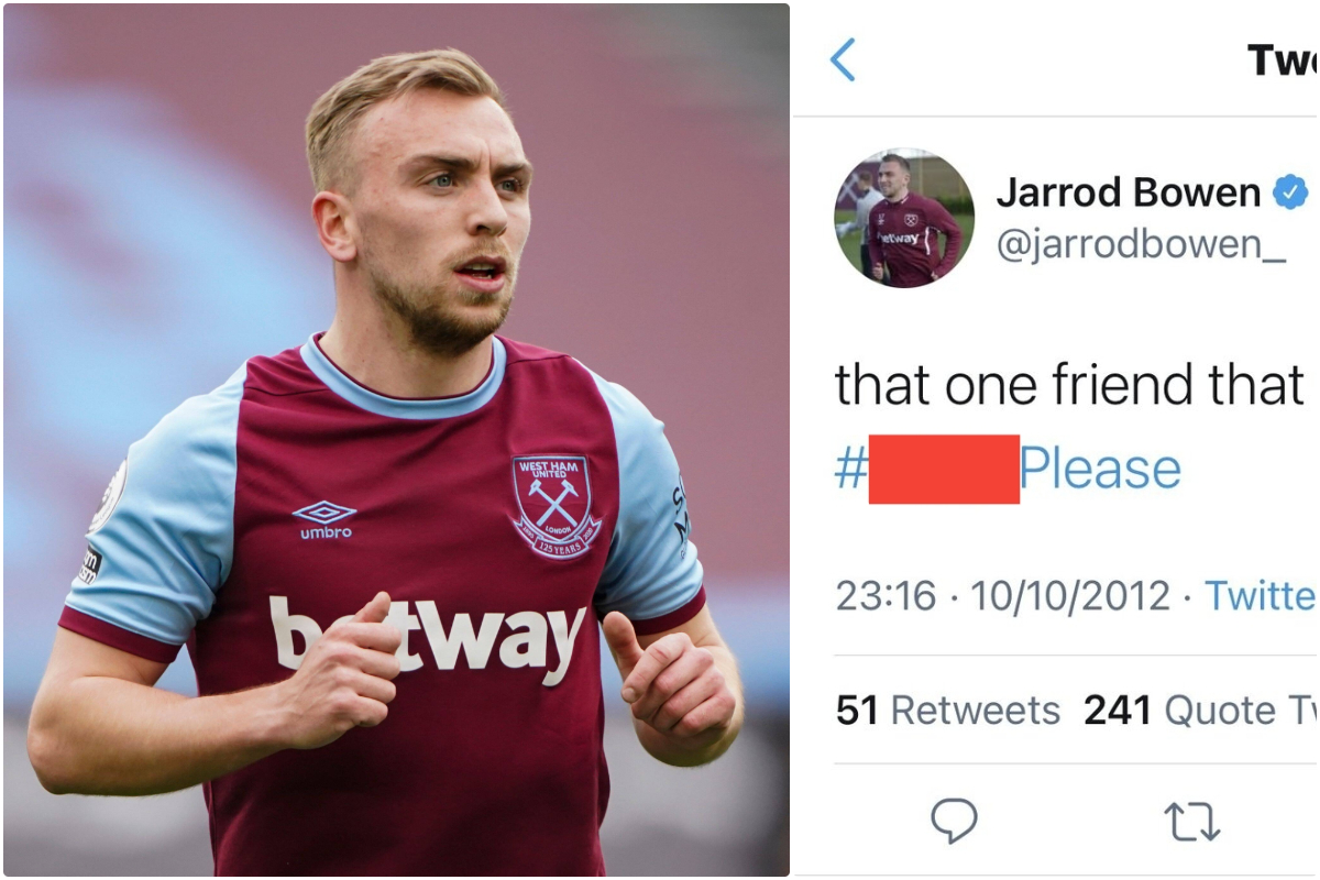 Jarrod Bowen leaked N-word tweet sparks debate