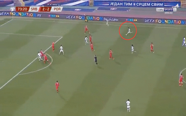 Video - Fernandes cross to Ronaldo as Portugal draw to Serbia