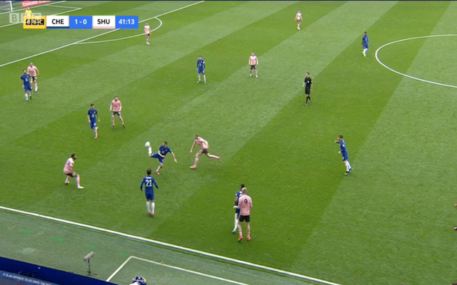 Video - Mateo Kovacic lovely Scorpion flick for Chelsea vs Sheffield United