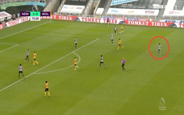 Video - Newcastle concede vs Wolves after Murphy fails to get RWB instructions