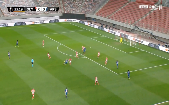 Video - Odegaard scores stunner for Arsenal against Olympiacos
