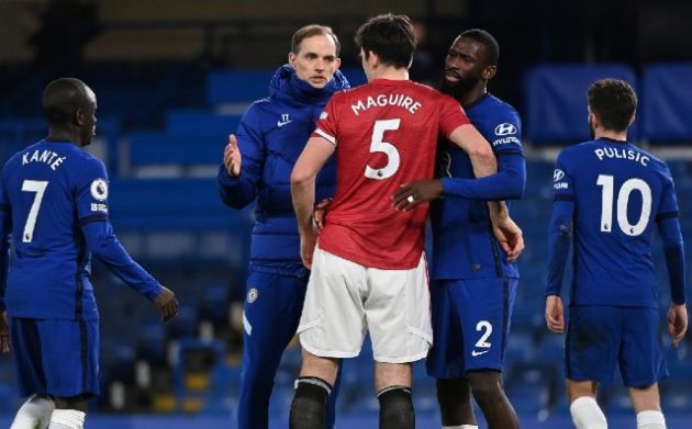 chelsea man utd tuchel maguire kante pulisic rudiger