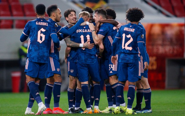 gabriel aubameyang odegaard bellerin willian arsenal