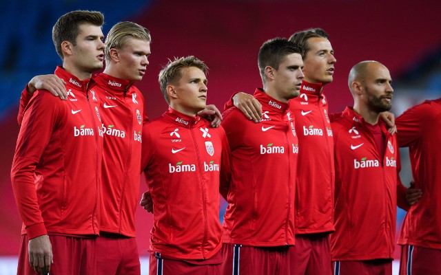 haaland odegaard norway team