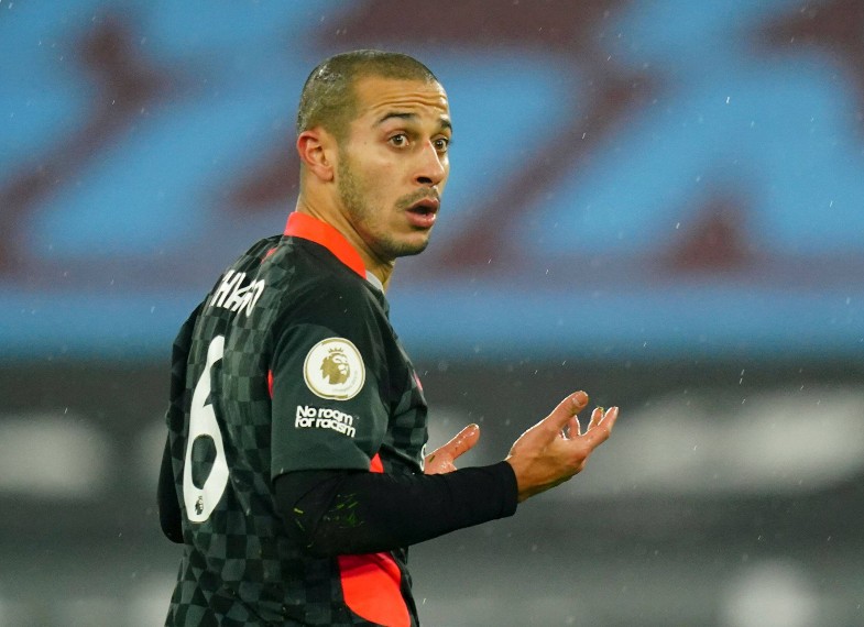 thiago alcantara liverpool