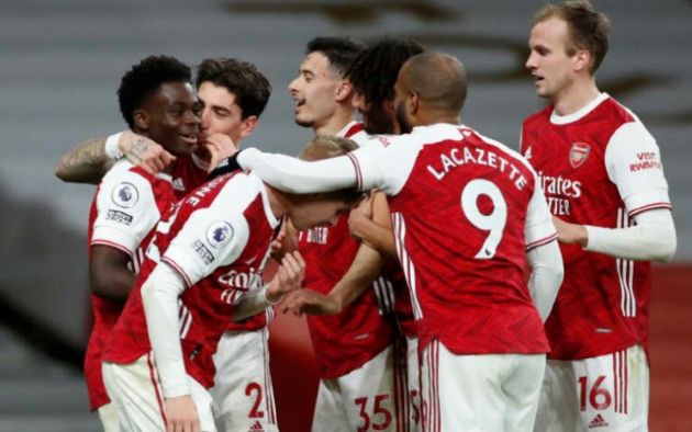 saka bellerin lacazette holding arsenal
