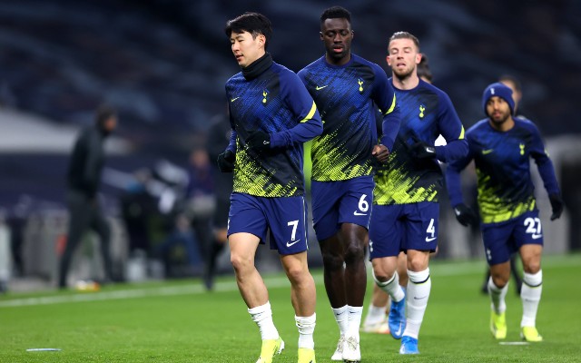 son tottenham warmup