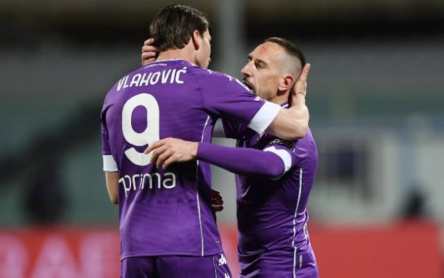 vlahovic ribery fiorentina