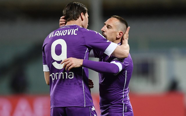 vlahovic ribery fiorentina