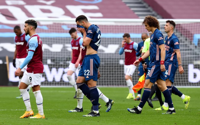 west ham arsenal players 3-3