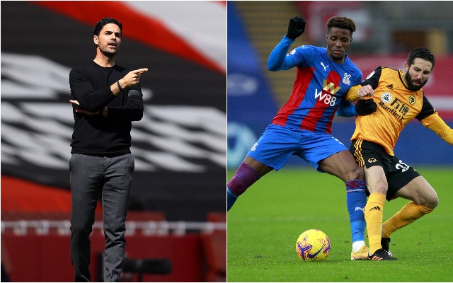 Arteta Zaha Arsenal pic