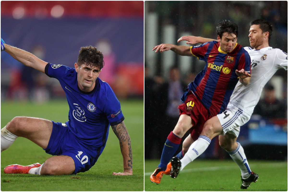 Chelsea star Pulisic fouled the most times since Messi in 2011