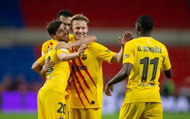 De Jong Dembele Barca