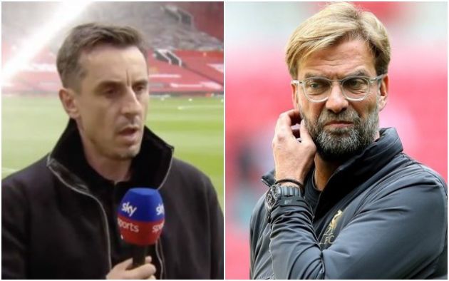 Gary Neville Jurgen Klopp pic