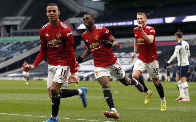 Greenwood Wan-Bissaka McTominay Man Utd Tottenham