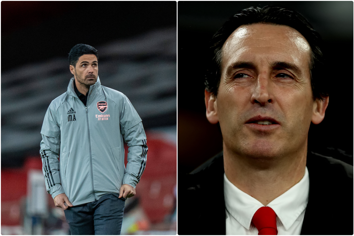 Mikel Arteta and Unai Emery